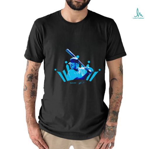 Budweiser X Ken Griffey Jr. signature logo shirt