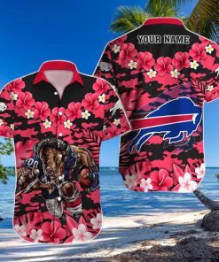 NFL Buffalo Bills Special Floral Hawaiian Button Shirt - Limotees