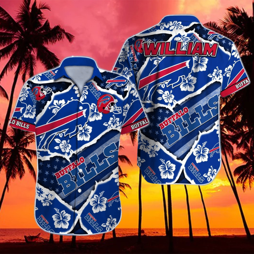 Custom Buffalo Bills Hawaiian T-Shirt For Men Women - Listentee