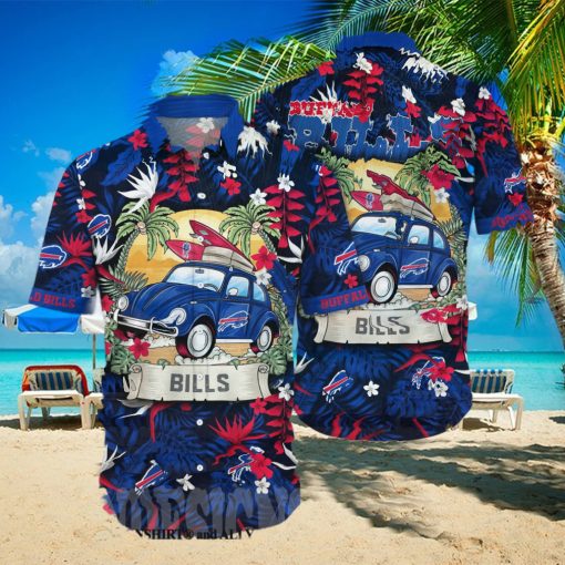 Buffalo Bills NFL Floral Full Printed Hawaiian Shirt