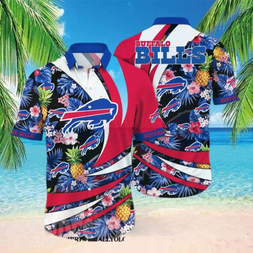 Buffalo Bills NFL Flower 3D All Over Print Hawaiian Shirt