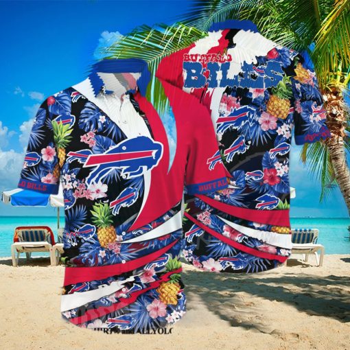 Buffalo Bills NFL Flower 3D All Over Print Hawaiian Shirt