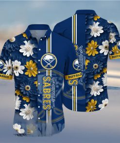 Buffalo Sabres NHL Floral 3D Hawaiian Shirt