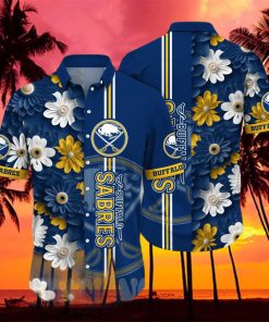 Buffalo Sabres NHL Floral 3D Hawaiian Shirt