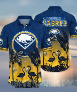 Buffalo Sabres NHL Flower Full Print Hawaiian Shirt - Limotees