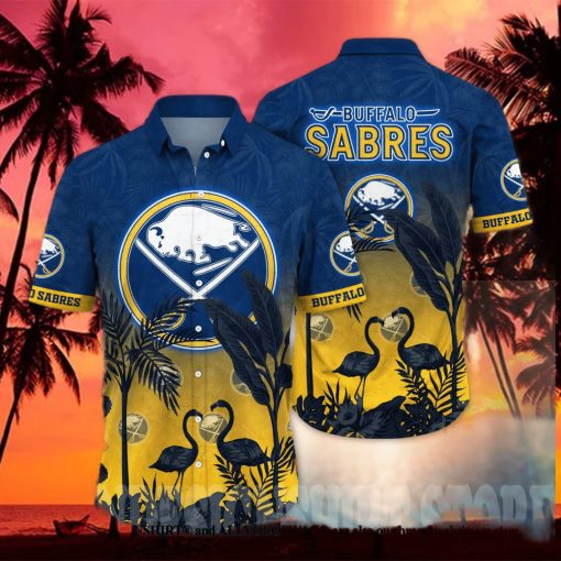 Buffalo Sabres NHL Floral Full Print 3D Hawaiian Shirt