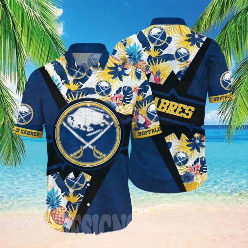 Buffalo Sabres NHL Floral Full Print Hawaiian Shirt