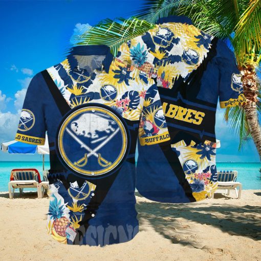 Buffalo Sabres NHL Floral Full Print Hawaiian Shirt