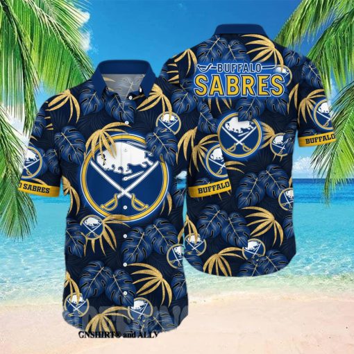 Buffalo Sabres NHL Flower Full Printed Classic Hawaiian Shirt