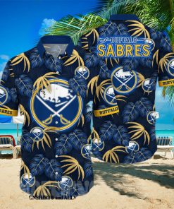 Buffalo Sabres NHL Flower Full Printed Classic Hawaiian Shirt