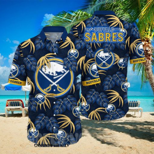 Buffalo Sabres NHL Flower Full Printed Classic Hawaiian Shirt