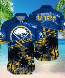 Buffalo Sabres NHL Flower Full Printed Hawaiian Shirt