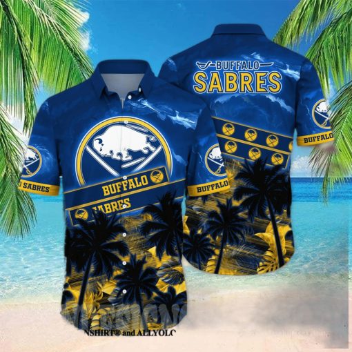 Buffalo Sabres NHL Flower Full Printed Hawaiian Shirt