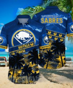 Buffalo Sabres NHL Flower Full Printed Hawaiian Shirt