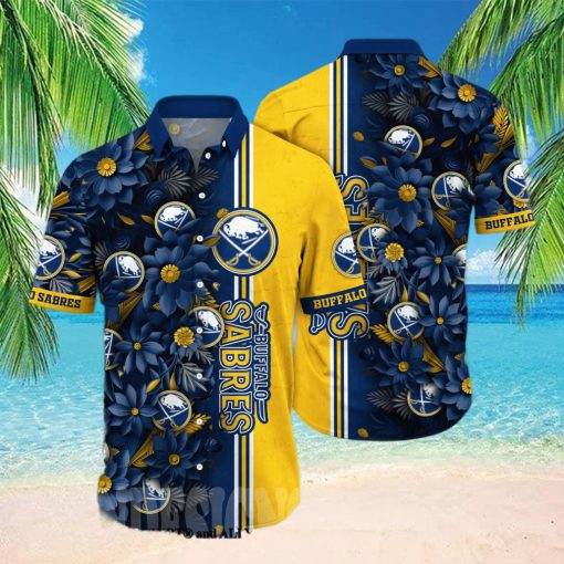 Buffalo Sabres NHL Flower Full Printing Unisex Hawaiian Shirt