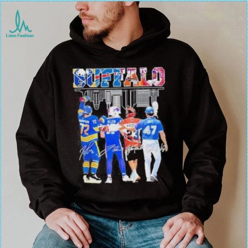 Buffalo Team Sport Legend Champions 2023 Players Signatures Shirt