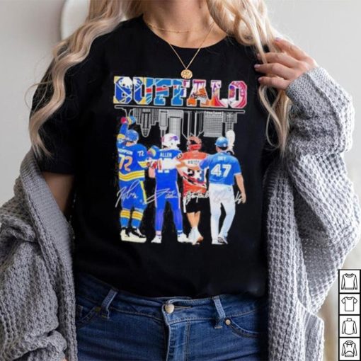 Buffalo Team Sport Legend Champions 2023 Players Signatures Shirt