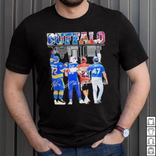 Buffalo Team Sport Legend Champions 2023 Players Signatures Shirt