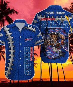 Buffalo_Bills_NFL_Custom_Name_HawaiBuffalo Bills NFL Custom Name Hawaiian Shirt For Men And Women Special Gift For Real Fans hawaiian shirt