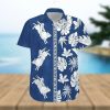 Coors Light Beer Palm Trees Short Sleeve Hawaiian Shirt