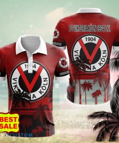 Bundesliga Aloha Viktoria Koln Big Logo Golf Polo hawaiian Shirt