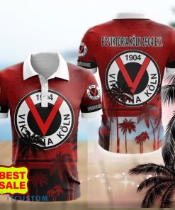 Bundesliga Aloha Viktoria Koln Big Logo Golf Polo hawaiian Shirt