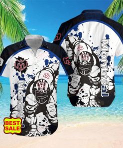 CFL Team Montreal Alouettes Aloha Style 1 Big Logo Hawaiian Shirt