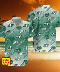 CFLCFL Team Saskatchewan Roughriders Aloha Style 7 Big Logo Hawaiian Shirt