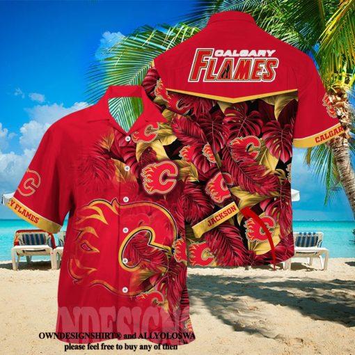 Calgary Flames NHL Unisex Hawaiian Shirt