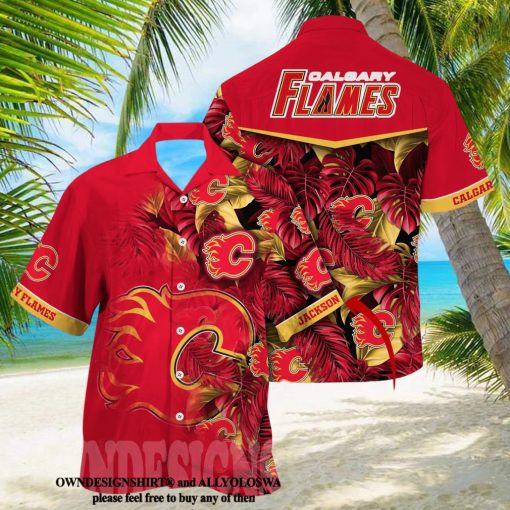 Calgary Flames NHL Unisex Hawaiian Shirt