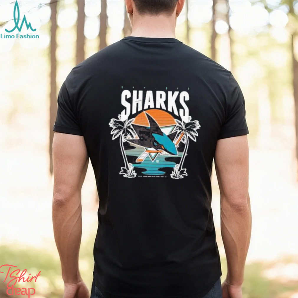 Calhoun Nhl Surf And Skate San Jose Sharks Beach Sunset shirt