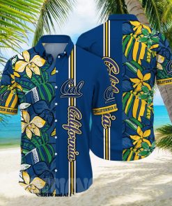 California Golden Bears NCAA Floral Full Printing 3D Hawaiian Shirt