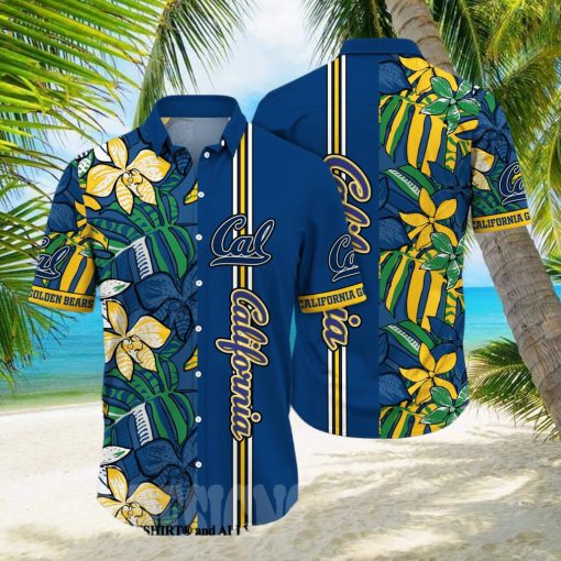 California Golden Bears NCAA Floral Full Printing 3D Hawaiian Shirt