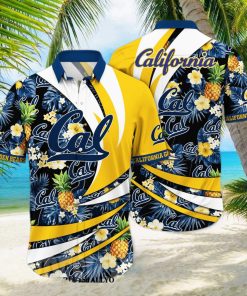 California Golden Bears NCAA Floral Tropical Unisex Full Print Hawaiian Shirt