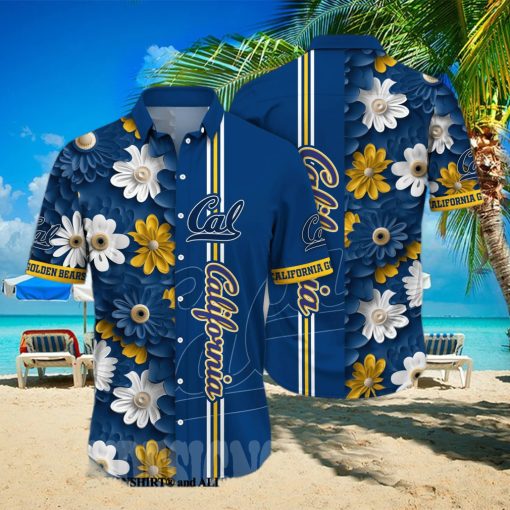 California Golden Bears NCAA Flower 3D Hawaiian Shirt