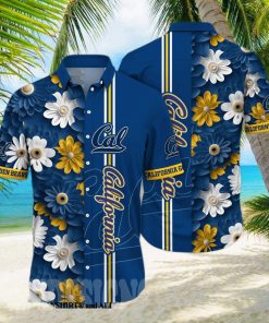 California Golden Bears NCAA Flower 3D Hawaiian Shirt