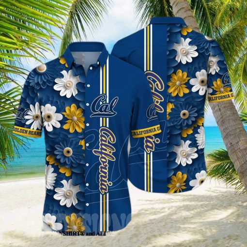 California Golden Bears NCAA Flower 3D Hawaiian Shirt