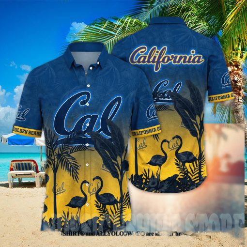 California Golden Bears NCAA Flower Full Printing 3D Hawaiian Shirt