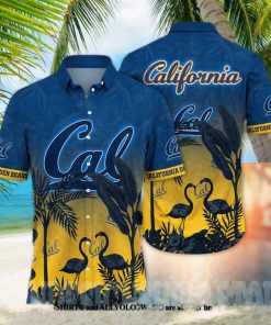 California Golden Bears NCAA Flower Full Printing 3D Hawaiian Shirt