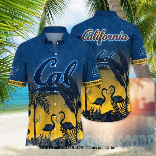 California Golden Bears NCAA Flower Full Printing 3D Hawaiian Shirt