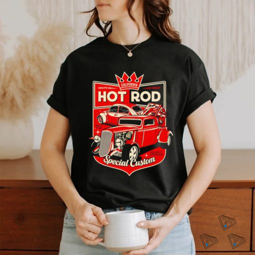 California South Coast Hot Rod retro car logo shirt