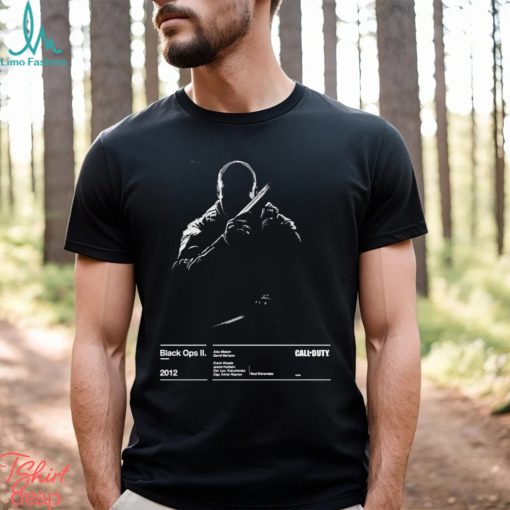 Call of Duty Black Black Ops 2 game shirt