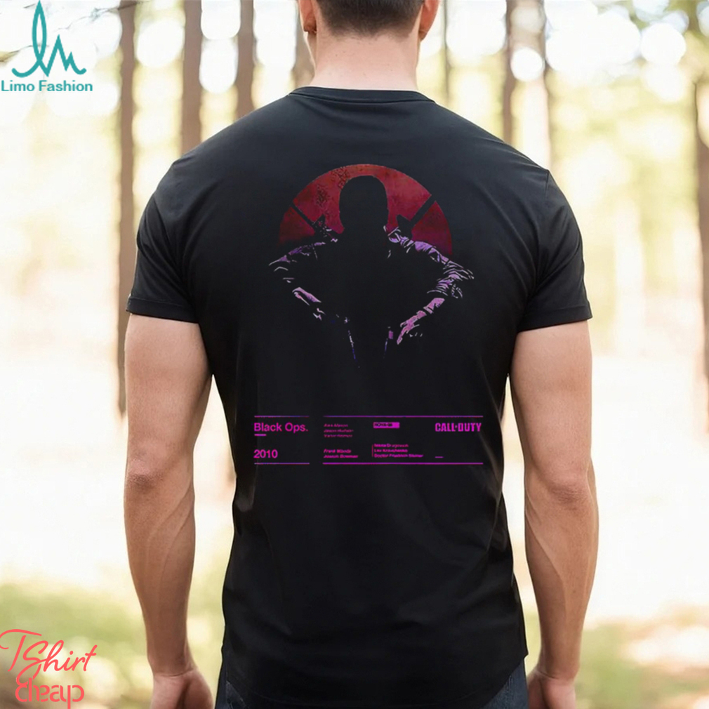 Call of Duty Black Black Ops game shirt Call of Duty Black Black Ops game shirt