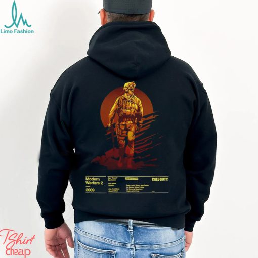 Call of Duty Modern Warfare 2 game shirt