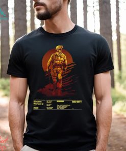 Call of Duty Modern Warfare 2 game shirt