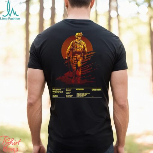 Call of Duty Modern Warfare 2 game shirt