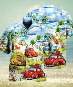 Car Love Beach Cool Style Tropical Hawaiian Shirt