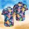 Keystone Light Beer Tropical Flower Pattern Hawaiian Shirt