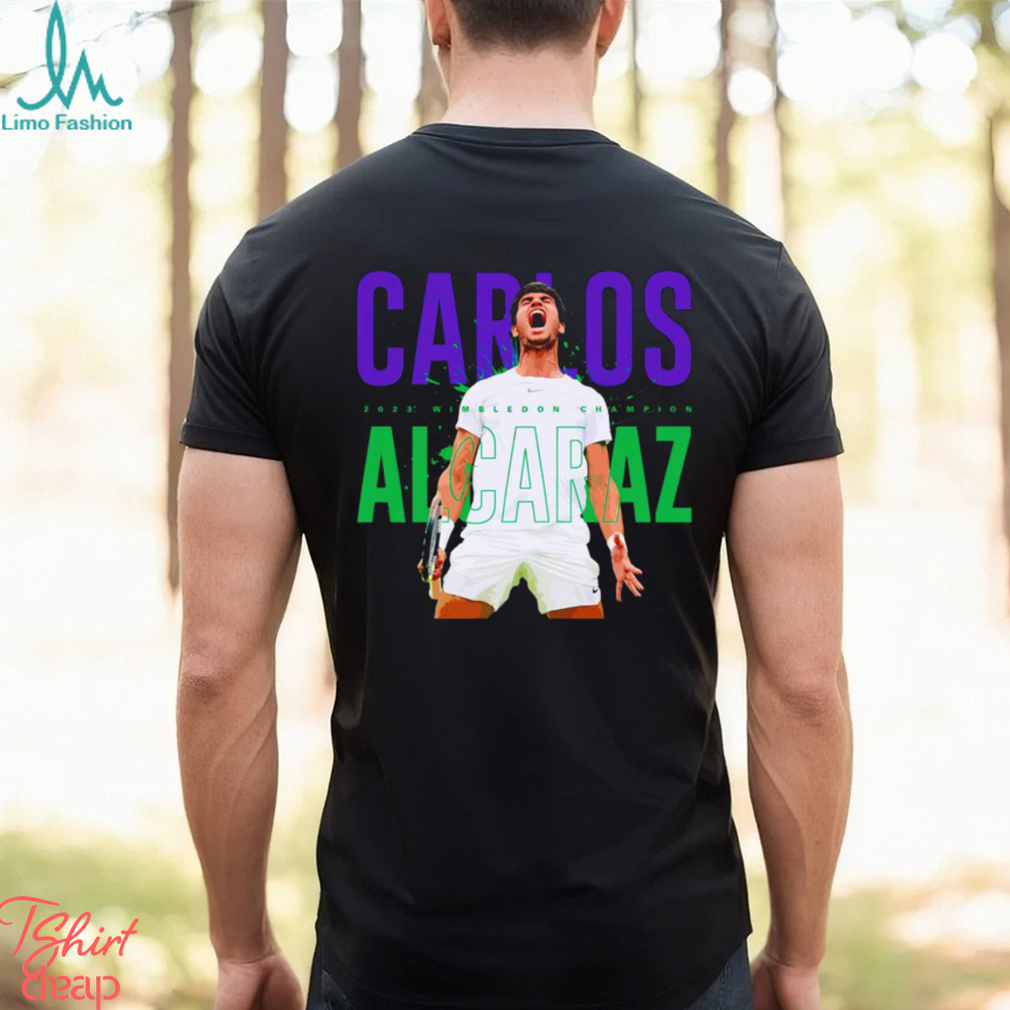 Carlos Alcaraz Tennis 2023 Wimbledon Champion 2023 shirt Carlos Alcaraz Tennis 2023 Wimbledon Champion 2023 shirt