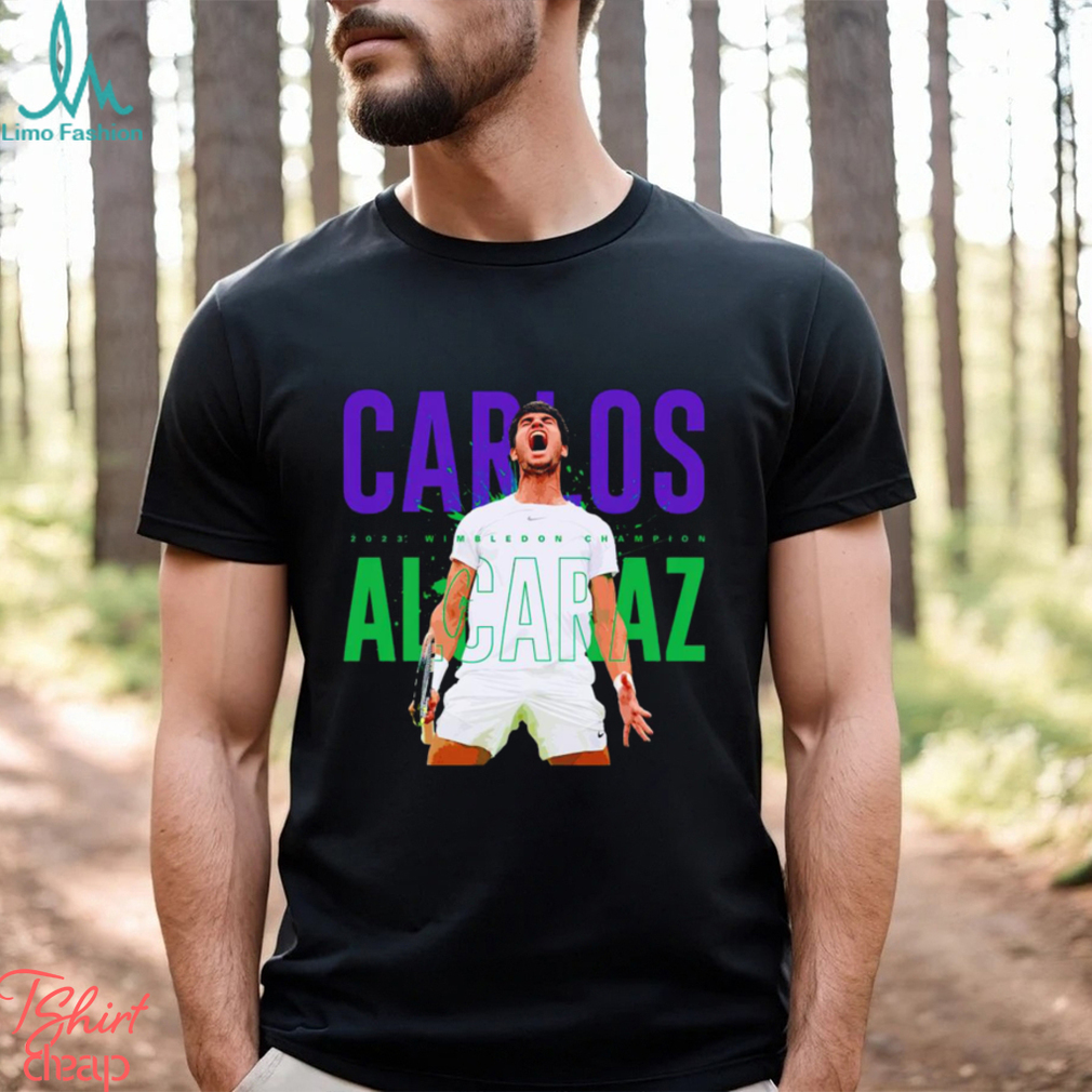 Carlos Alcaraz Tennis 2023 Wimbledon Champion 2023 shirt Carlos Alcaraz Tennis 2023 Wimbledon Champion 2023 shirt
